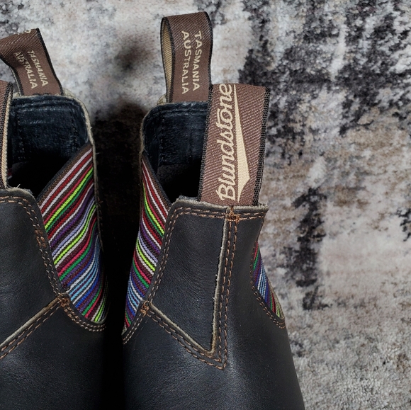 Blundstone Women's 1409 Stripes Chelsea Boot Brown Size 8.5 - Picture 4 of 12